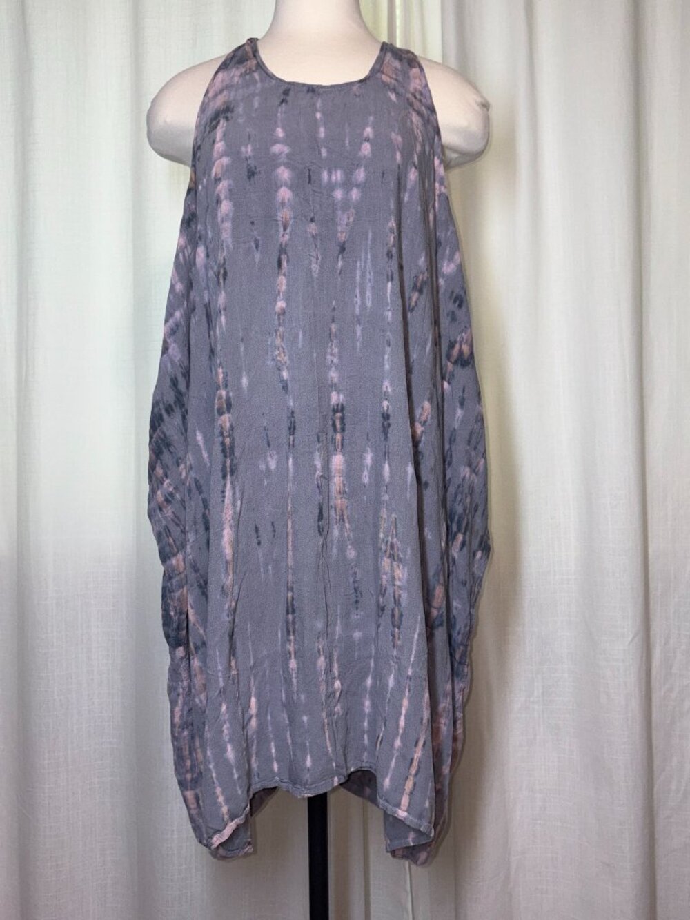 Handmade Bubble Dress - Tie Dye - Swim Coverup - Beach Dress